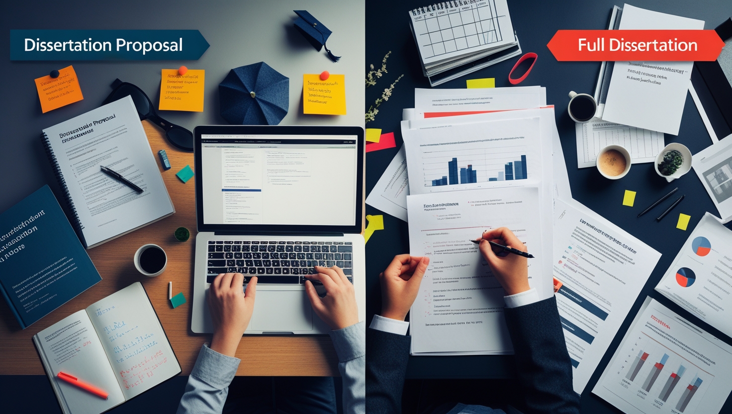 Dissertation Proposal vs Full Dissertation